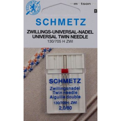 Schmetz naalden tweeling 2,0/80
