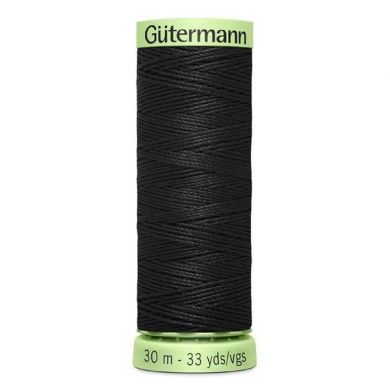 Gütermann Siersteekgaren 30 m, kleur 000 zwart