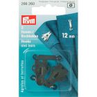 Broek en rokhaken 12 mm zwart, 2 stuks Prym