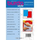 Burda kopieerpapier blauw/rood