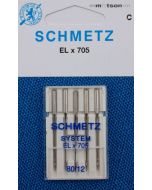 Schmetz naalden ELx705 80, 5 st