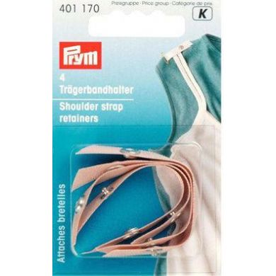 Schouderbandhouder beige 4 stuks Prym