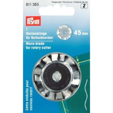 Reservemesje golfvorm 45 mm Prym