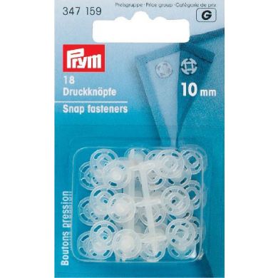 Drukkers 10 mm, 18 stuks Prym