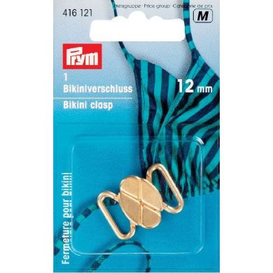 Bikinisluiting 12 mm goud Prym