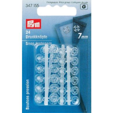 Drukkers 7 mm, 24 stuks Prym