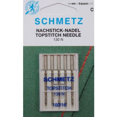 Schmetz naalden topstitch 100, 5 st